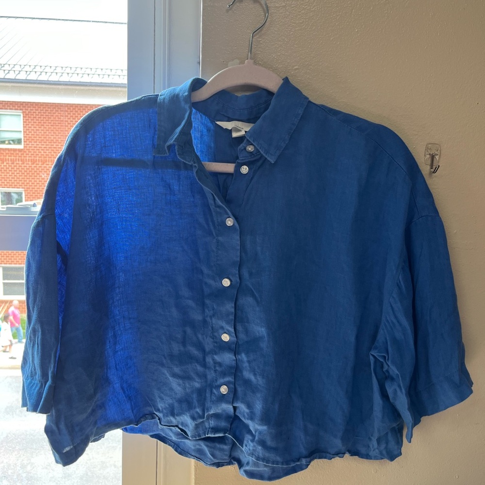 Blue H&M top 💙